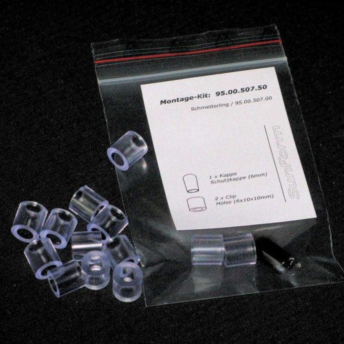 Ersatzteil: Montage-Kit für Schmetterlinge 6 SunForm-Sonnenfänger Montage-Kit für Schmetterling