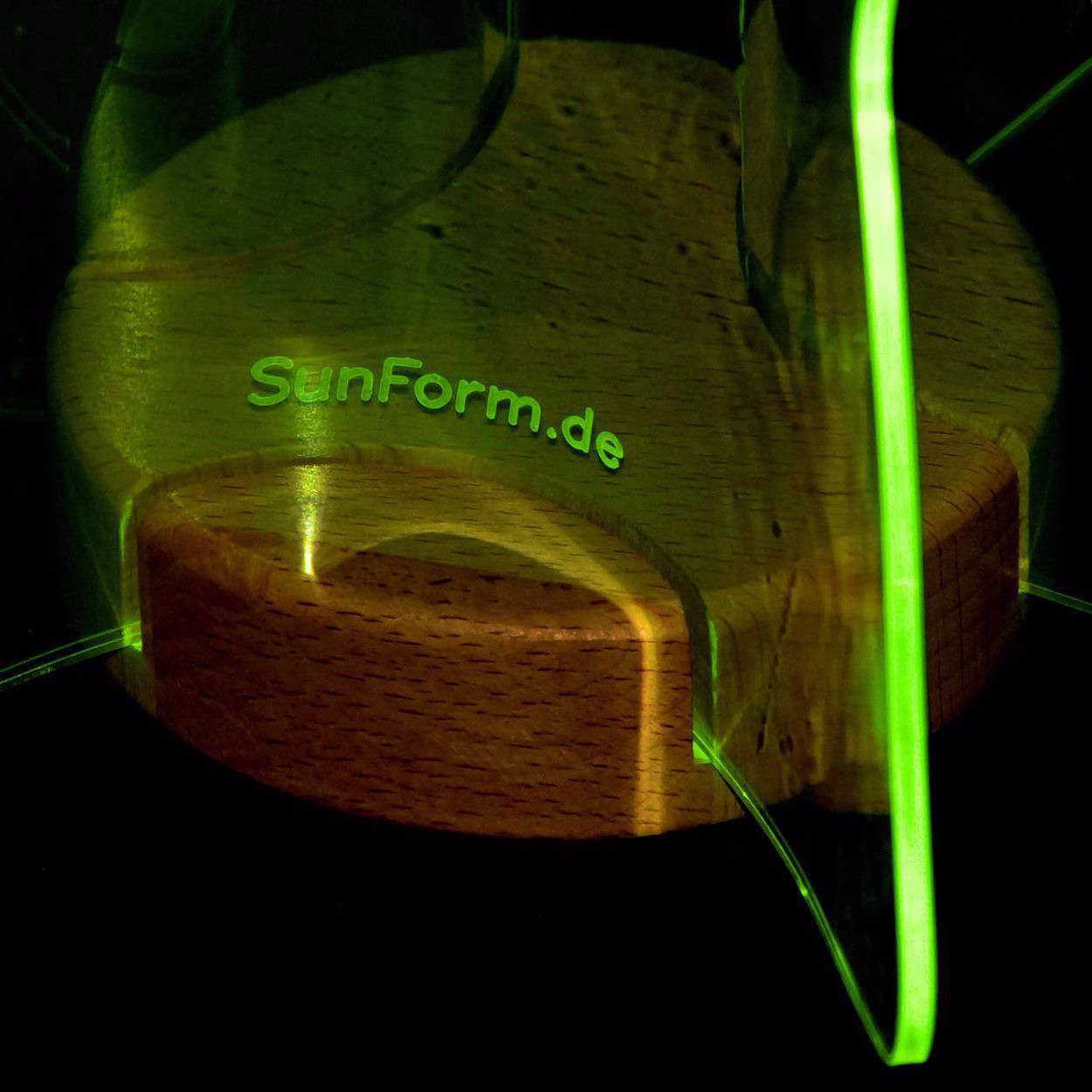 der leuchtende Weihnachtsbaum 4 SunForm-Sonnenfänger Indoor-Sonnenfänger Weihnachtsbaum