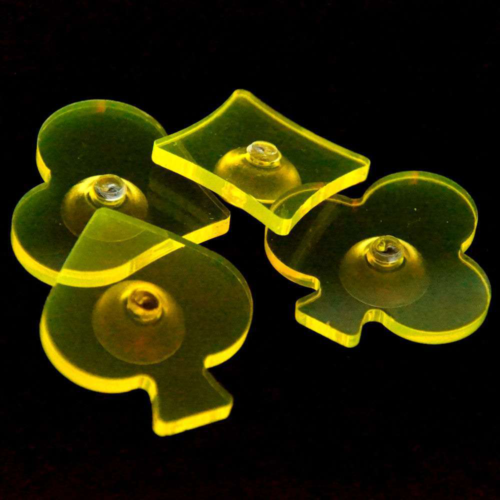 Glasmarker: leuchtendes Kartenspiel 17 SunForm-Sonnenfänger Sonnenfänger Glasmarker das leuchtende Kartenspiel