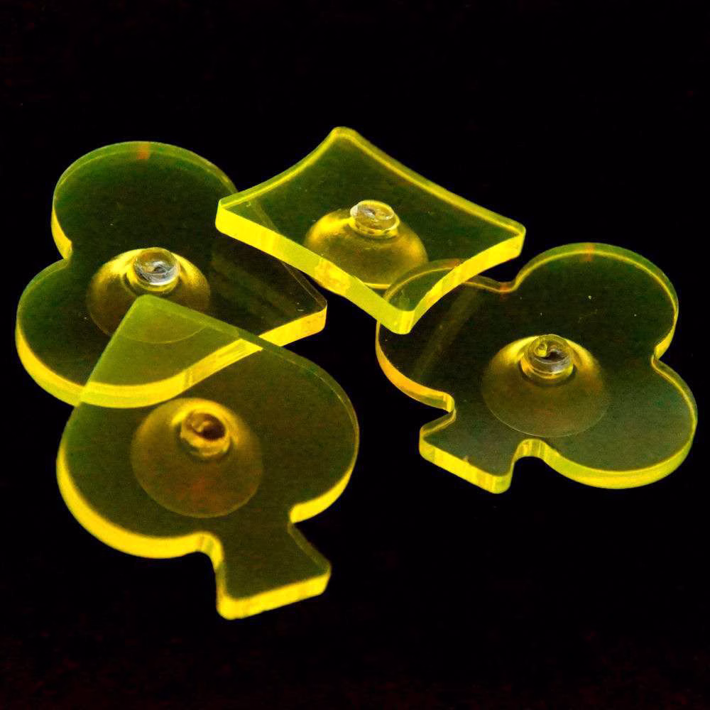 Glasmarker: leuchtendes Kartenspiel 1 SunForm-Sonnenfänger Sonnenfänger Glasmarker das leuchtende Kartenspiel