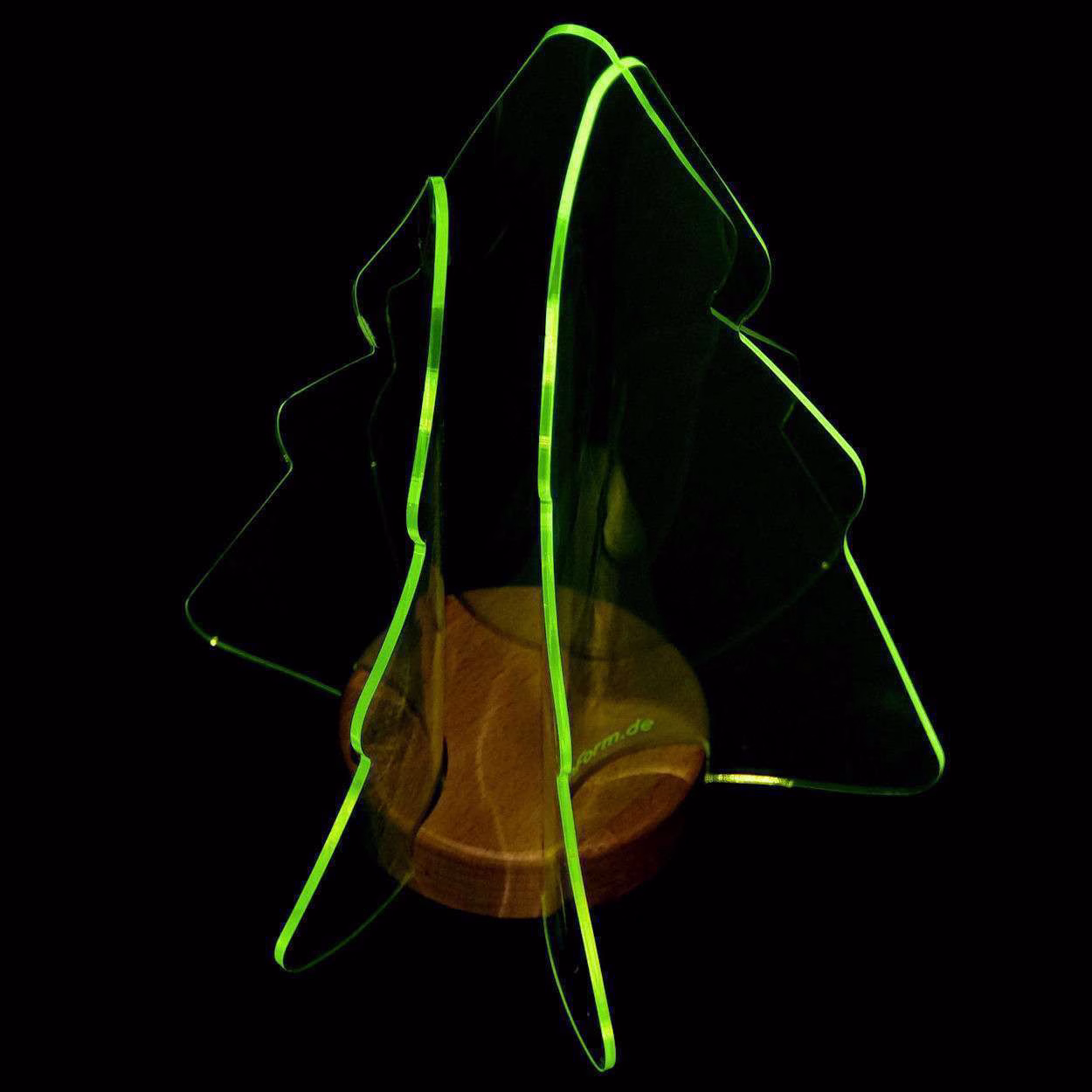 der leuchtende Weihnachtsbaum 2 SunForm-Sonnenfänger Indoor-Sonnenfänger Weihnachtsbaum