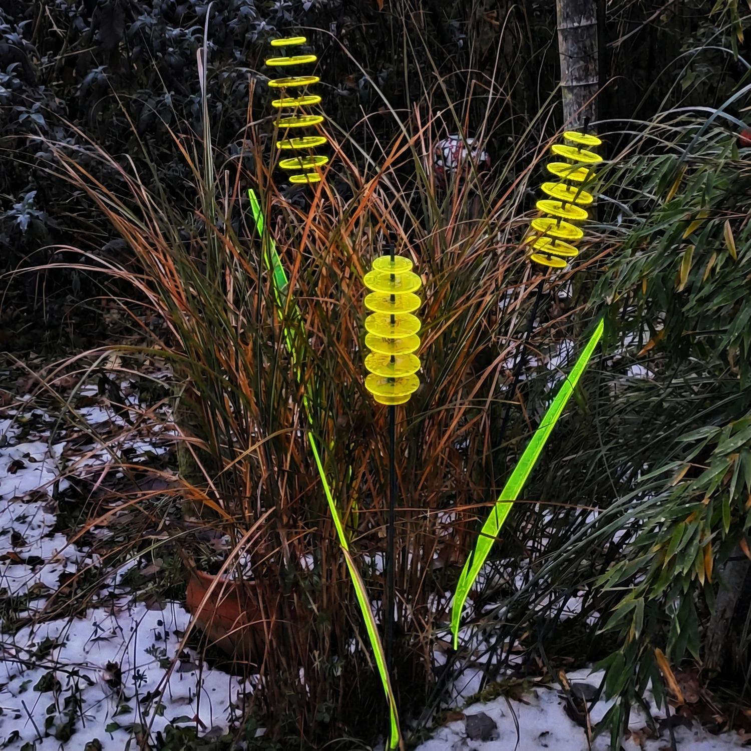 das leuchtende Schilfgras 4 SunForm-Sonnenfänger SunForm Sonnenfänger, Schilfgras, gelb