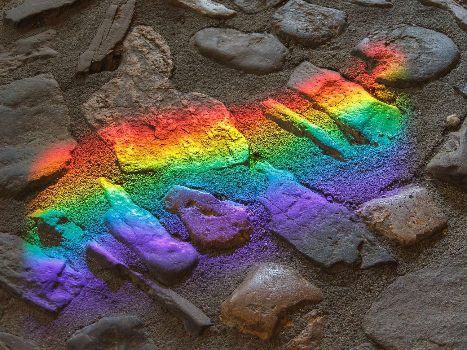 Sonnenfänger Farben - die Regenbogenfarben