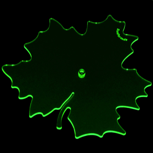 das leuchtende Ahornblatt 20 SunForm-Sonnenfänger Sonnenfänger, Ahornblatt, Grün