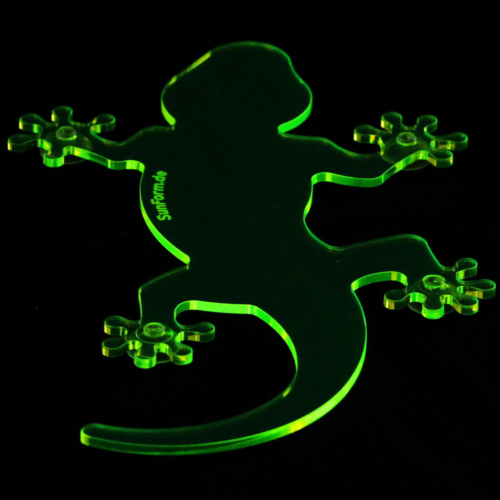 der leuchtende Salamander 17 SunForm-Sonnenfänger Sonnenfänger der leuchtende Salamander, grün