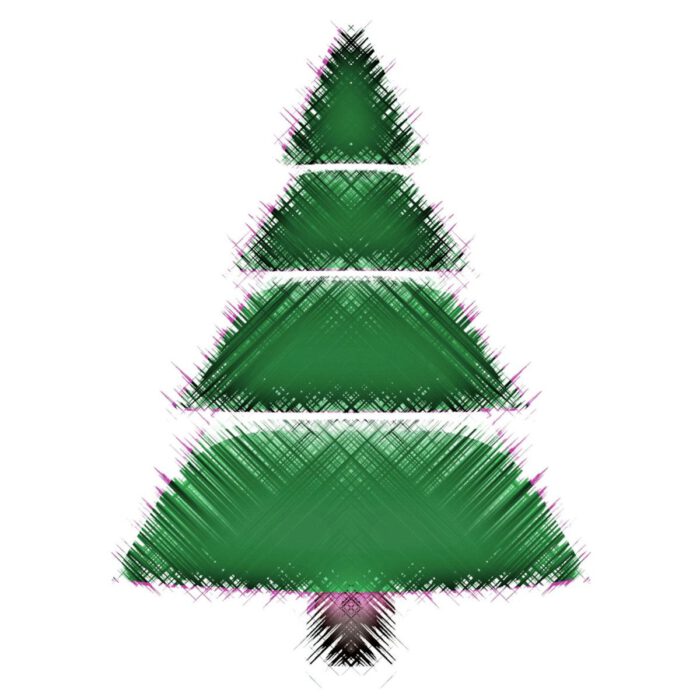 SunForm Geschenkaufkleber Weihnachtsbaum
