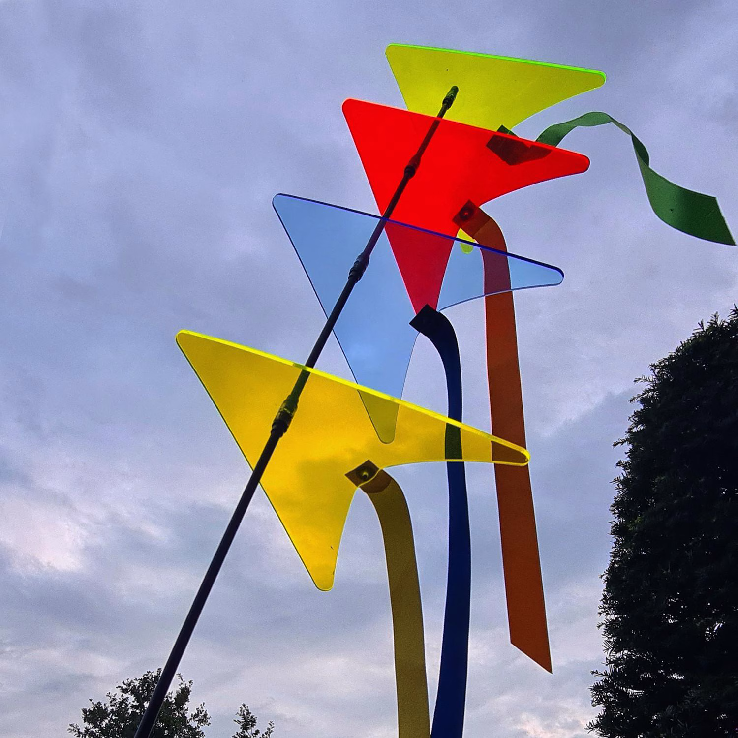 die leuchtenden Kites 1 SunForm-Sonnenfänger Sonnenfänger, die bunten Kites