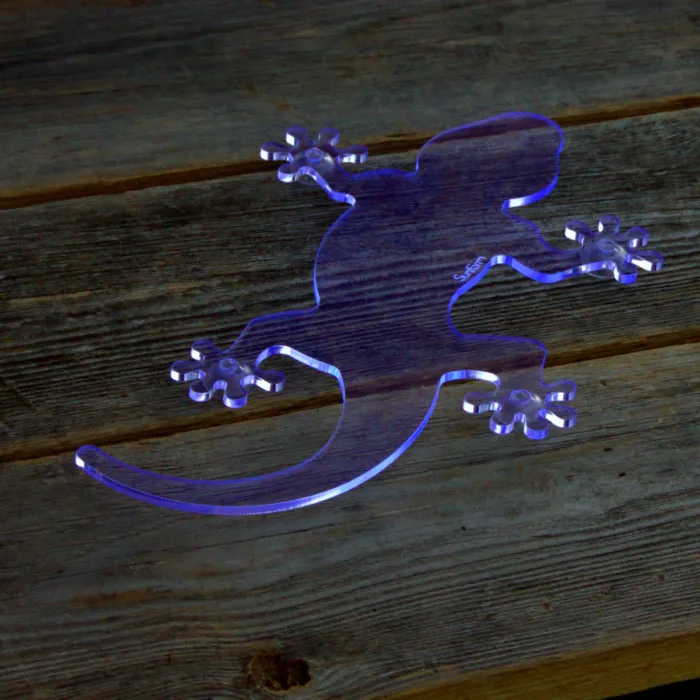 SunForm-Sonnenfänger, der leuchtende Salamander, Kristall-Violett