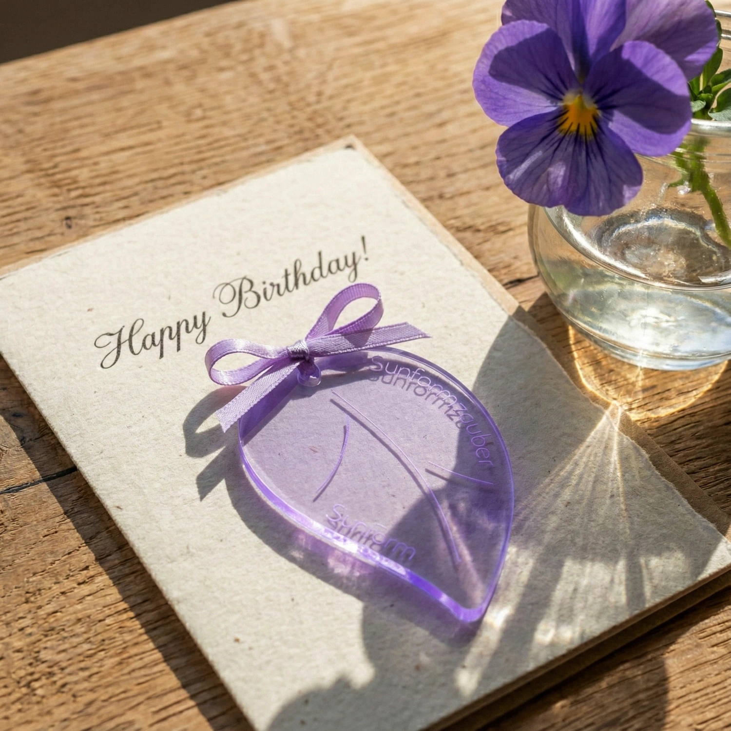 Gutscheine 1 SunForm-Sonnenfänger Das Zauberblatt: SunForm-Zauber