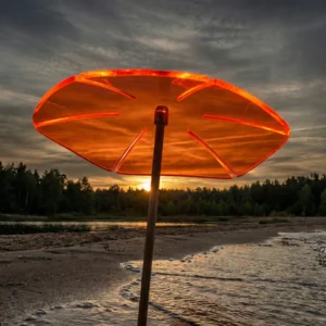 Sonnenfänger - Gartenkunst von SunForm-Design 26 SunForm-Sonnenfänger Sonnenfänger Sonnenschirmchen, orange, Fluoreszierende Gartendeko 400 mm