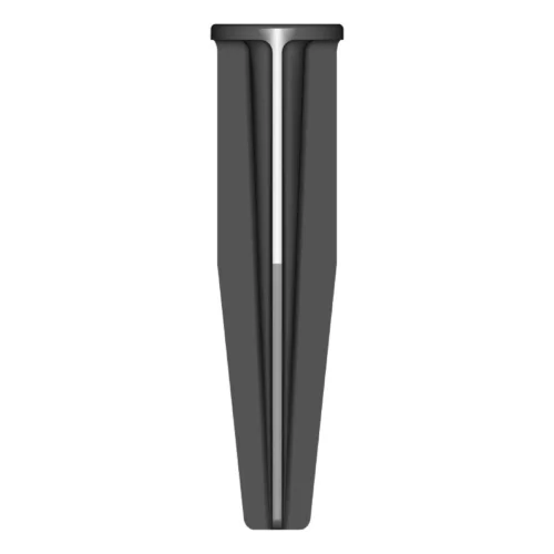 Zubehör: Bodenstecker für Sonnenfänger - Ø 20 / Höhe: 80 mm (für Stabdurchmesser: 3 mm) 8 SunForm-Sonnenfänger Bodenstecker für Sonnenfänger, Lamellenanker für "Minis" und Cannabisblatt. Ø20x80 mm, Dunkelgrau